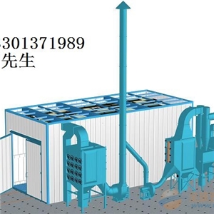 人工回收噴砂房